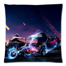 Capa de almofada decorativa bicicleta motocross & bmx lance fronha para sofá cama algodão linho travesseiro deslizamento presente natal 18 "x18" 2024 - compre barato