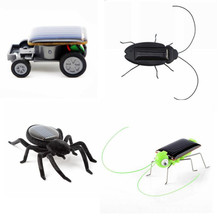Solar Toys For Kids Smallest Solar Power Mini Toy Car Racer Educational Solar Powered Toy cockroach ABS Dropshipping Z703 2024 - buy cheap