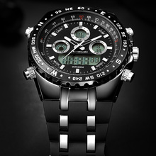 Watch Men Fashion Sport Quartz Clock Mens Watches Top Brand Luxury Led Digital Waterproof Black Wrist Watch Relogio Masculino 2024 - buy cheap
