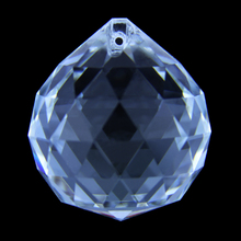 10pcs/Lot 50mm Clear Crystal Chandelier Ball Crystal Pendant Parts Suncatcher Fengshui Faceted Balls 2024 - buy cheap