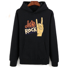 New Rock And Roll hero hoodie fashion hip hop men women Hoodies Pullover sport casual Pocket Long Sleeve Hooded Sweatshirts Tops 2024 - buy cheap