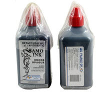 Pigmento de tatuagem manual cosmético de tinta preta maquiagem permanente 500ml/garrafa 2024 - compre barato