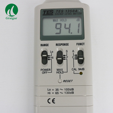 TES-1350A цифровой измеритель уровня звука Тестер шума звуковой анализатор цифровой измеритель уровня от 35 до 130 дБ 2024 - купить недорого