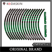 Kodaskin-conjunto de adesivos para aro de roda 2d, motocicleta, para cfmoto 150nk, 400nk, 650nk, 250nk, verde 2024 - compre barato