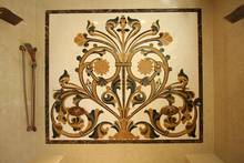 water jet marble design medallion,marble inlay medallion for wall and flooring 2024 - buy cheap