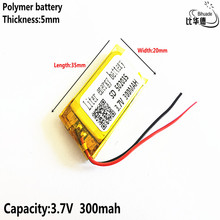 Good Qulity 3.7V,300mAH,502035 Polymer lithium ion / Li-ion battery for TOY,POWER BANK,GPS,mp3,mp4 2024 - buy cheap