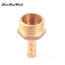 1pcs NuoNuoWell Brass 1/2"-8mm Male Straight Hose Connector Garden Irrigation Watering Pipe Metal Adapter Coupler Fittings 2024 - buy cheap