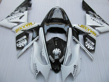 Kit de carenagem ninja para kawasaki zx10r 100% e 2004, novo kit de carenagem zx 10r 04 05, branco e preto, bodysuit 2005 2024 - compre barato