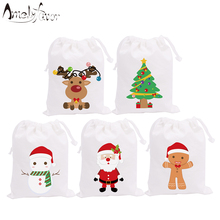 Christmas Theme Party Favor Bags Series 1 Santa Claus Snowman Reindeer Candy Bags Gift Bags Christmas Party Container Supplies 2024 - buy cheap