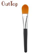 maquiagem 1pc Natural Wooden Handle Powder Blush Brush Foundation Brush Makeup Brush Tool U0313 2024 - buy cheap