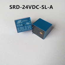 5PCS  SRD-05V 12V 24V 48VDC-SL-A PCB Type  SONGLE 250V 10A 4Pin Power Relay 2024 - buy cheap