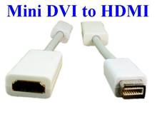 50 шт./лот * Мини DVI к HDMI M/F видео конвертер адаптер кабель Шнур для Apple iMac Macbook Pro 2024 - купить недорого