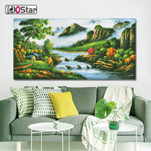 60x120cm Large Size Frame landscape DIY Painting By Numbers Acrylic Paint On Canvas Modern Wall Art Picture Home Decors 2024 - buy cheap