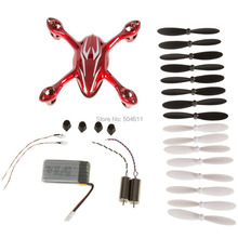 EBOYU Upgraded Hubsan H107C X4 RC Quadcopter Drone Body Shell Red/White Crash Pack 2024 - buy cheap