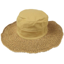 Summer straw sun hat matches fashion Panama hat women sun protection straw beach hat 2024 - buy cheap