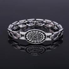 Hot Anime Black Butler Hexagram Alloy Bracelets Cosplay Accessories Metal Bangle 2024 - buy cheap