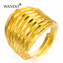 wando Ethiopian Africa Free size Ring for Women Gold Color Fashion Arab Rings African Jewelry Ethiopian Wedding wr39 2024 - buy cheap