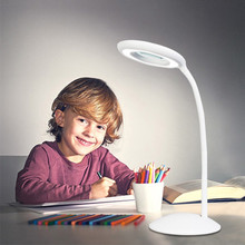 Candeeiro de mesa LEVOU flexível dobrável três-velocidade escurecimento candeeiro de mesa proteção para os olhos AAA battery-powered crianças livro de leitura luz 2024 - compre barato