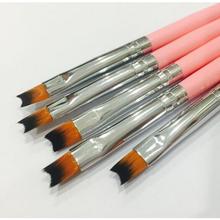 1Pc Acrylic Painting Drawing French Manicure Pen Brush Design Nail Art Tool Hot 2024 - buy cheap