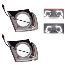 Daytime Running Lights For Mitsubishi Triton L200 2015 2016 2017 DRL Fog lamp cover 12V ABS DRL 2024 - buy cheap