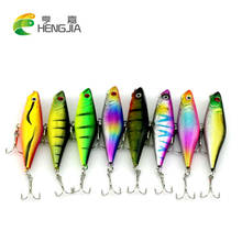 HENGJIA 16pcs swimbait Popper Fishing Lure floating pesca crank Bait 7.5CM 7.5G isca artificial fishing tackle Minnow Wobblers 2024 - buy cheap