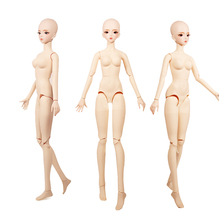 1/3 bjd boneca corporal de articulação tem maquiagem/sem maquiagem cabeça pode ser aberta de alta qualidade 62cm para presente de menina mmgirl 2024 - compre barato