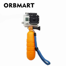 ORBMART Non-slip Bobber Floating Handheld Selfie Stick For Gopro Hero 4 3+ 3 2 1  SJCAM SJ4000 SJ6000 Xiaomi Yi Sport Camera 2024 - buy cheap