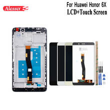 Alesser 5.5inch For Huawei Honor 6X LCD Display +Touch Screen +Frame Screen Digitizer Assembly EMU 4.1 Cellphone+Tools +Adhesive 2024 - buy cheap