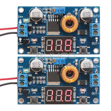 DC Buck Converter DC 4.0 ~ 38V to 1.25V ~ 36V 5A 75W Adjustable Voltage Regulator/Adapter/ Driver Module + Voltmeter 2024 - buy cheap