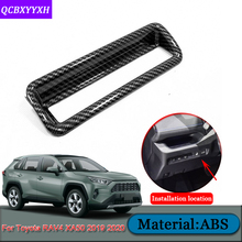 Interruptor de faro de coche, accesorios de decoración interna de lentejuelas, ABS, para Toyota RAV4 XA50 2019 2020 2024 - compra barato