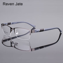 Óculos de prescrição para miopia, óculos meio aro de plástico flexível com pernas para prescrição de miopia, armação 8850 2024 - compre barato