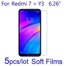 5 шт./лот мягкие Защитные пленки для телефона Xiomi Xiaomi Redmi7 Redmi 7 Y3 Hongmi7 прозрачная/матовая/нано противовзрывная защитная пленка 2024 - купить недорого