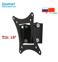 Dsupport TV mount stand 14"-26" Tilting Flat Panel LCD LED Monitor holder TV wall mount Bracket  vesa 75/100mm 2750 2024 - купить недорого