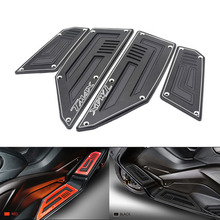 Footrest Pedal Motorcycle Front & Rear Motorbike Footboard Steps Foot Plate for Yamaha TMax530 T Max TMax 530 2012 2013 14 15 16 2024 - buy cheap