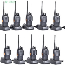 Baofeng-walkie-talkie portátil de dos vías, Ham Radio UHF, transceptor HF, 888 para estación de Radio CB Baofeng Bf-888s, 10 Uds. 2024 - compra barato
