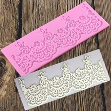 Flower Lace Mat DIY Silicone Mold For Cake Decorating Tools Baking Bakeware Mould Silicone Mat Fondant Cake 2024 - buy cheap