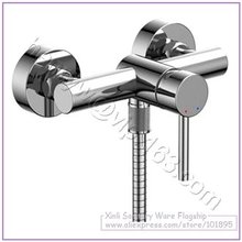 L15787 - Luxury Wall Mounted Chrome Color Brass Material Exposed  Bath-Shower Faucet with Shower Hose 2024 - buy cheap