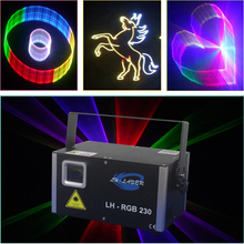 New 3D effect 1.2w rgb RGB laser light with dynamic patterns and animation effects in SD card 2024 - buy cheap