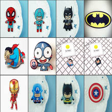 1Pcs Cartoon Badges Heros Avengers Kawaii Acrylic Badges Clothes Icons On Backpack Pin Brooch Badge Decoration Kids Party Gift 2024 - buy cheap
