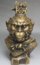 Chinese Mythos Bronze Handsome Sun Wukong Monkey King Head Bust Statue Sculpture Buy Cheap In An Online Store With Delivery Price Comparison Specifications Photos And Customer Reviews