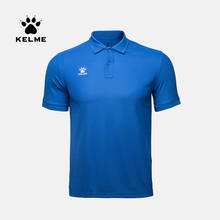 Мужская Тренировочная футболка-поло KELME, летние хлопковые футболки для бега, повседневные топы с короткими рукавами, поло высокого качества для мужчин, 3891064 2024 - купить недорого