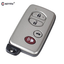 KEYYOU 5X Smart Key Remote Key Case 4 Buttons Key Shell For TOYOTA AURION AVALON LANDCRUISER CAMRY HIGHLANDER RAV4 2024 - buy cheap