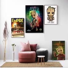 Groot Baby Movie Character Canvas Art Painting Posters And Prints For Living Room Wall Picture Home Decor No Framed Quadro 2024 - buy cheap