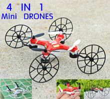 Arrival 3D Flying nano Rc toys design 4 in 1 Mini drones 2.4G 4CH 6AXIS RC Quadcopter  Fast Deform 668-Q4 Q5 Headless Mode 2024 - buy cheap