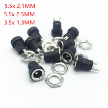 5pcs/lot DC Power adapter dc jack connector DC022B 5.5X2.5mm 5.5X2.1mm 3.5X1.3mm DC-022B 2024 - buy cheap