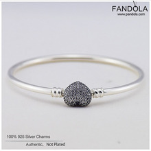 Fandola pulseira feminina de prata esterlina 925, bracelete para mulheres, joias finas, bijuterias 2024 - compre barato