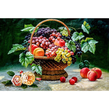 DIY Diamond Embroidery Fruit basket  Full Square/round Diamond Painting Cross Stitch Kit  Mosaic Home Decor 2024 - buy cheap