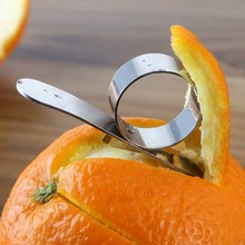 Descascador de laranja em aço inoxidável, removedor de pele, laranja, aparelho para descascar frutas cítricas, limão, acessórios de cozinha 2024 - compre barato