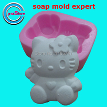 Силиконовая форма для мыла в форме кошки, силиконовая форма для мыла ручной работы 2024 - купить недорого