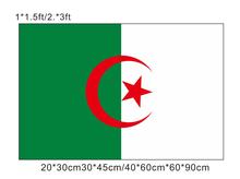 KAFNIK, Envío Gratis 20*30cm/30*45cm/40*60cm/60*90cm banderas pequeñas Bandera de Argelia para países banderas decorativas de eventos mundiales 2024 - compra barato